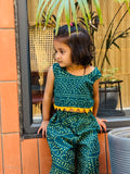 Nanha Bandhej Co-ord Set💚