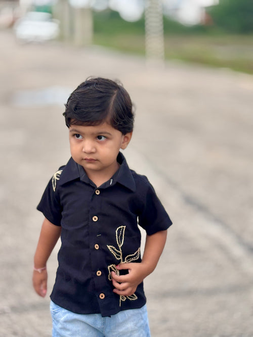 Designer Black Shirt ✨