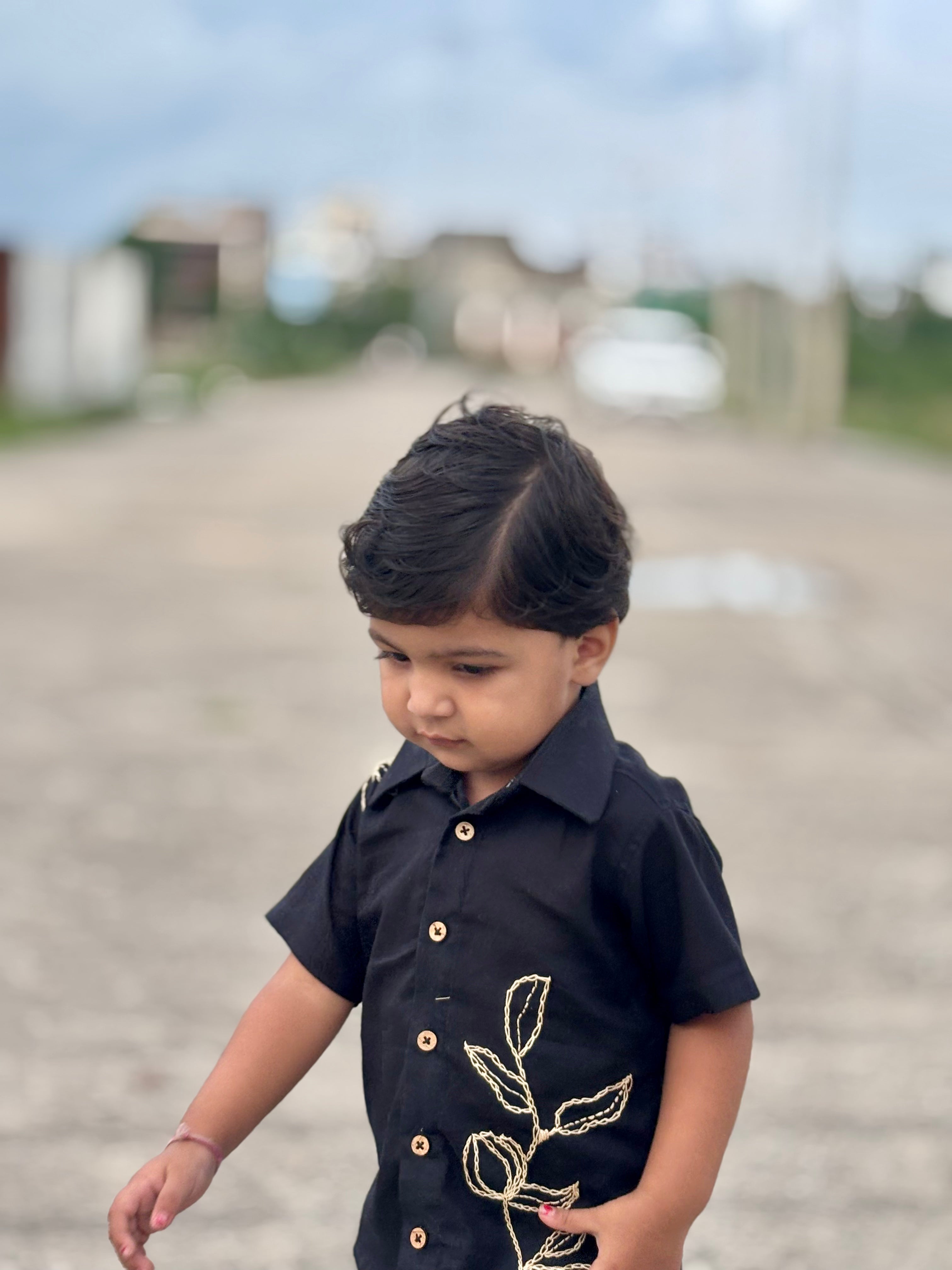 Designer Black Shirt ✨